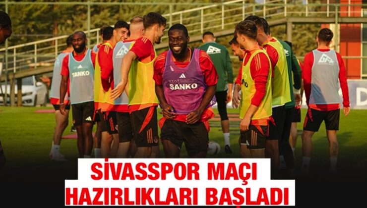 Gaziantep FK’de Sivasspor Maçı Hazırlıkları Başladı