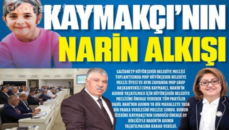Kaymakçı’ya Narin Alkışı