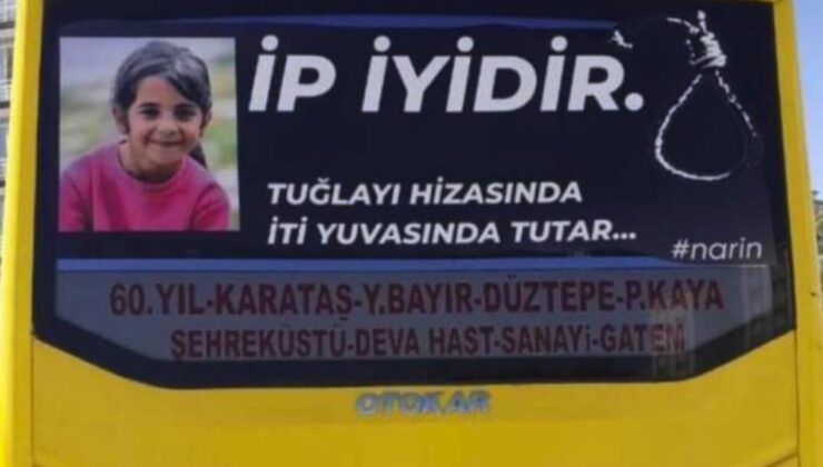 Narin Cinayetine Gaziantep’te Manidar Mesaj