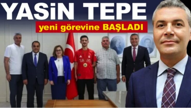 Yasin Tepe yeni görevine başladı