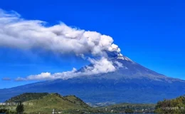 Meksika’daki Popocatépetl Yanardağı’nda Büyük Patlama