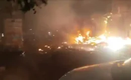 Hindistan’da Şok Eden Yangın!