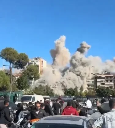 İsrail Hava Saldırısı Sonucu Lübnan Beyrut’ta Konut Binası Yıkıldı: Sivil Kaygılar ve Gerginlik Tırmanıyor