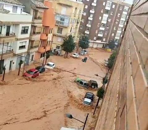 İspanya’yı Sel Vurdu: Utiel Kenti Sular Altında