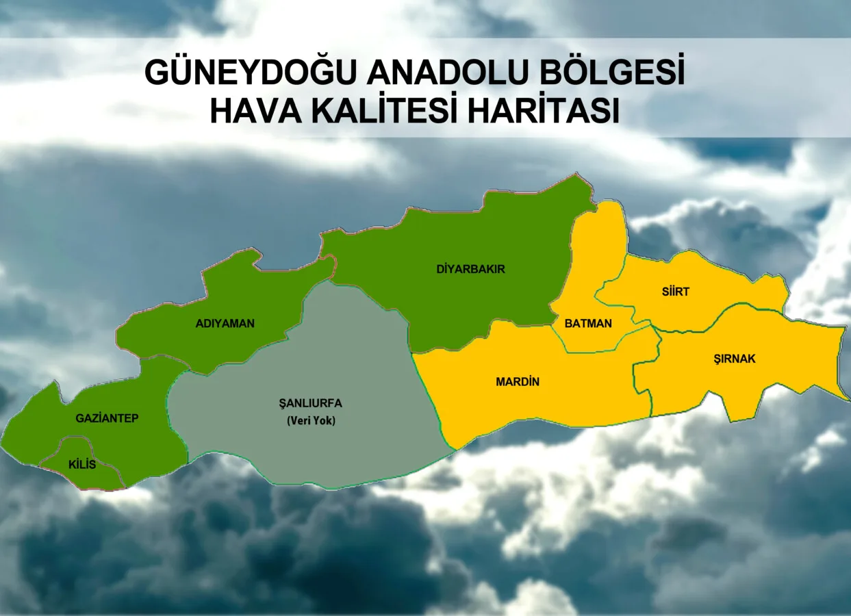 Güneydoğu Anadolu Bölgesi Ekim Ayı Hava Kalitesi Raporu