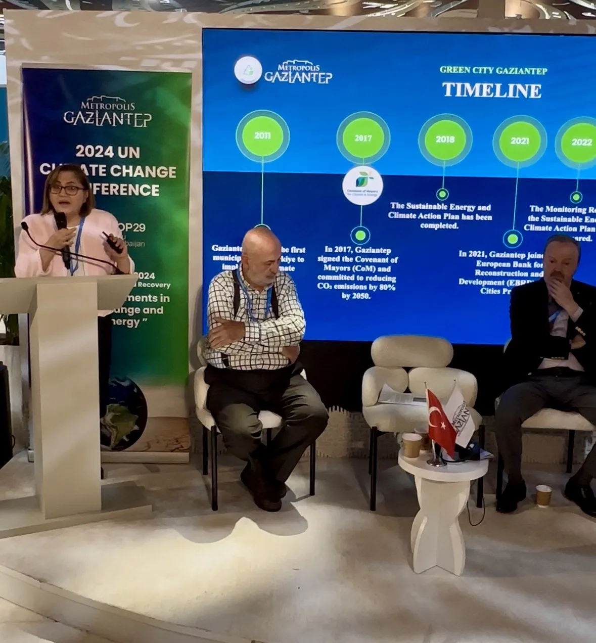 COP29’DA GAZİANTEP BÜYÜKŞEHİR’İN ÇEVRE PROJELERİ ANLATILDI (2)