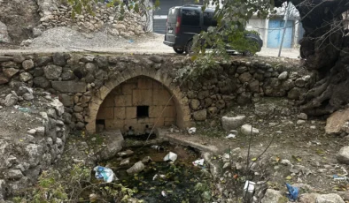 Tarihi Roma Çeşmesi Çöple Dolduruldu