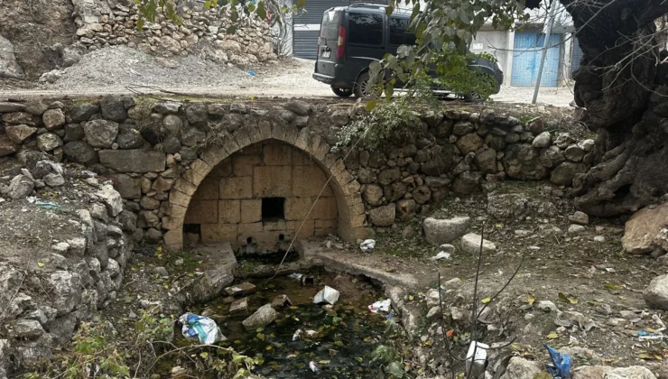 Tarihi Roma Çeşmesi Çöple Dolduruldu