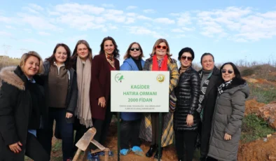 KAGİDER’den Gebze’de 2000 Fidanlık Orman Projesi