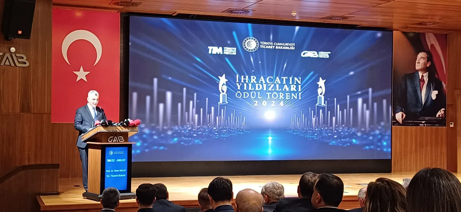 Gaziantep’te “2024 İhracatın Yıldızları Ödül Töreni” Coşkulu Bir Şekilde Başladı