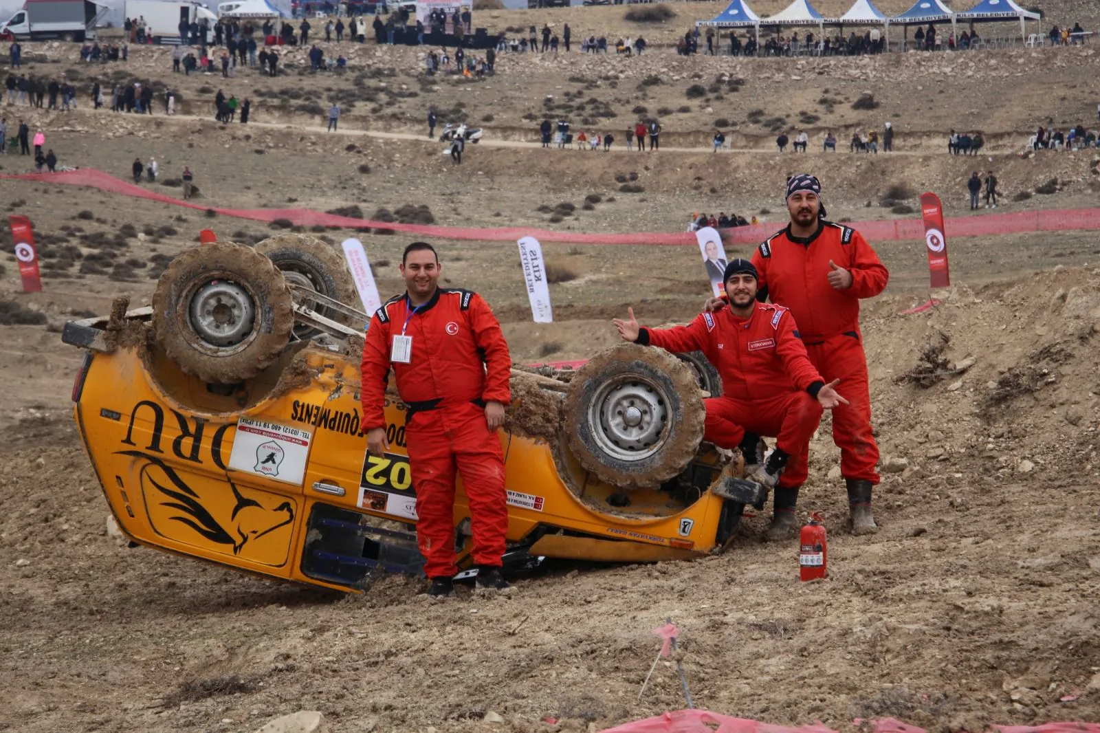 Kilis’te Offroad Yarışlarında Nefes Kesen Anlar!