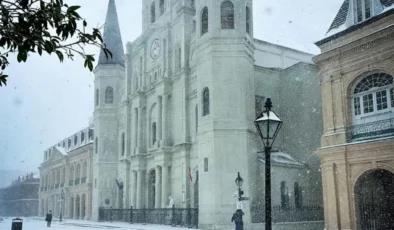 ABD’de Bu Şehir Tarihi Bir Kış Gününe Tanıklık Etti…