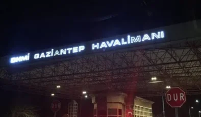 Gaziantep Havalimanı’nda Tanımlanamayan Cisim Alarmı! Uçuşlar Durduruldu