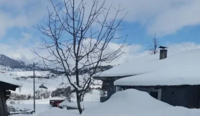 Karadeniz’in Beyaz Cenneti: Artvin’de Yoğun Kar Yağışı Masalsı Görüntüler Oluşturdu!