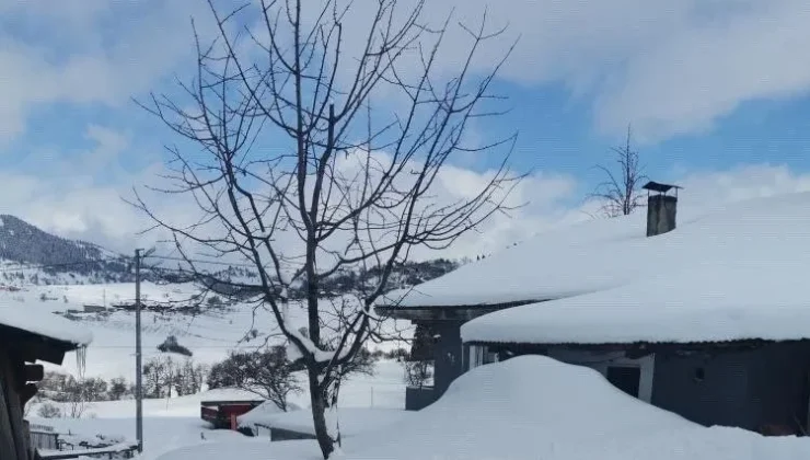 Karadeniz’in Beyaz Cenneti: Artvin’de Yoğun Kar Yağışı Masalsı Görüntüler Oluşturdu!