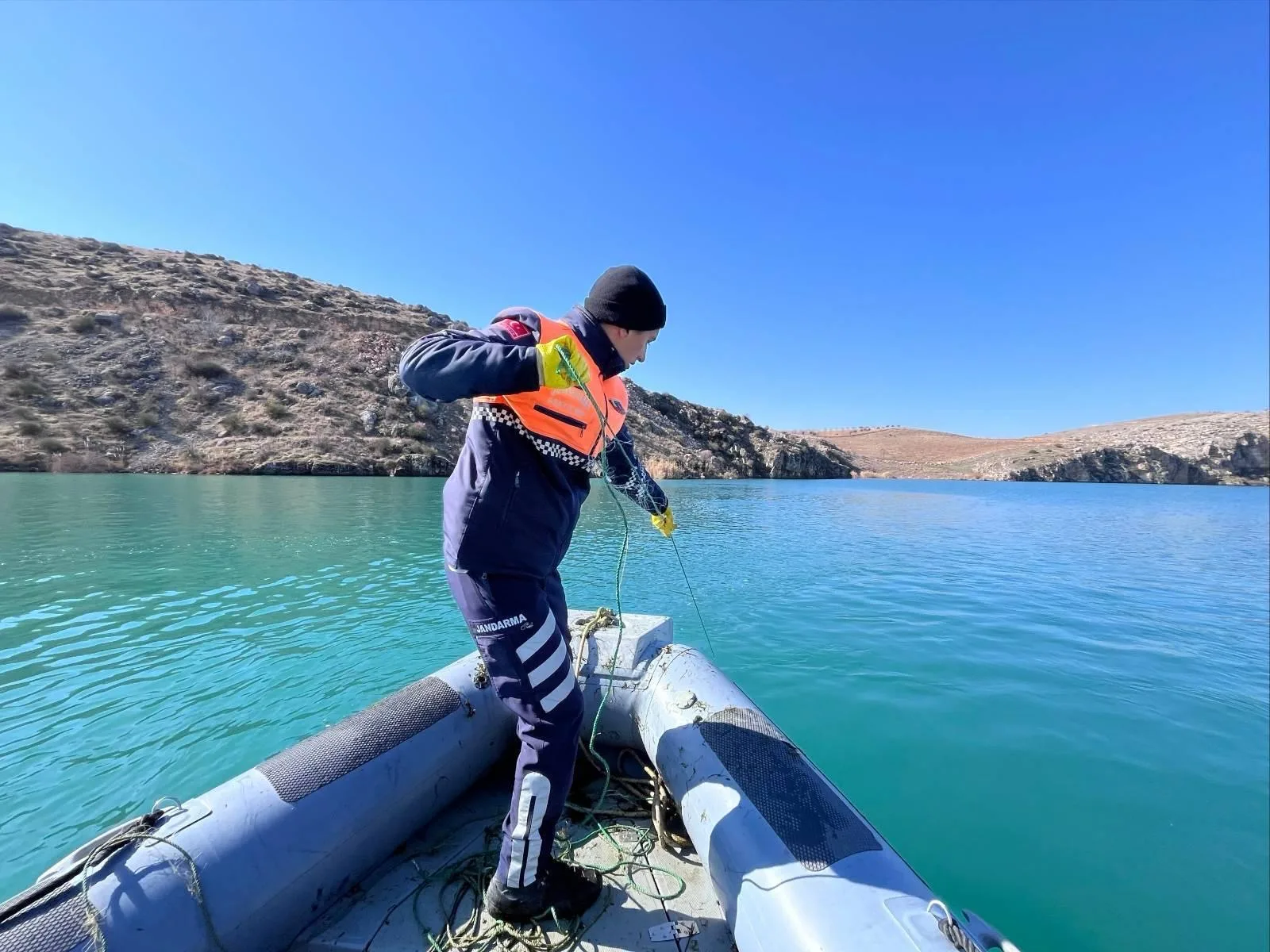 Gaziantep’te Fırat Nehri’nde Kaçak Balık Avına Suçüstü!
