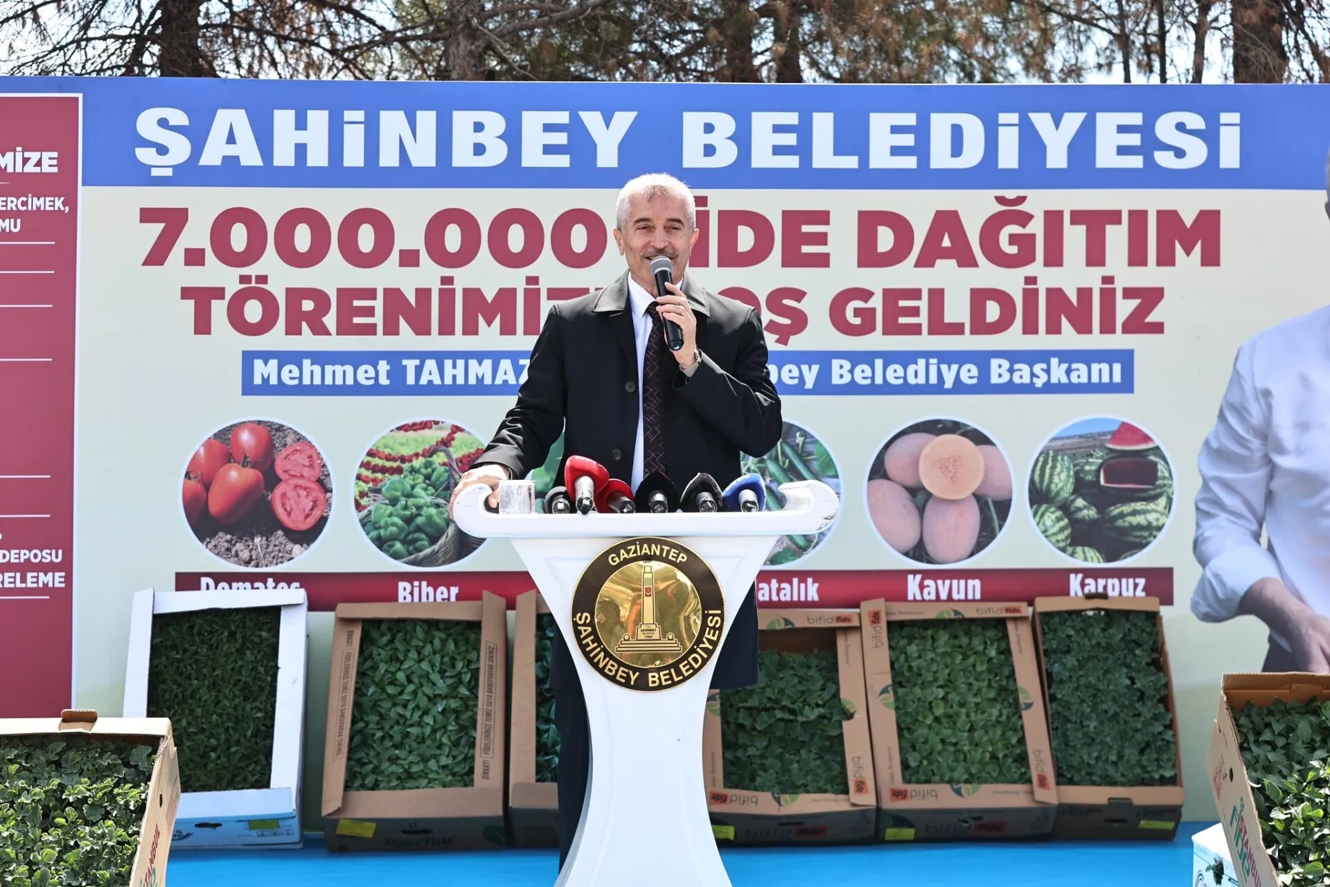 Şahinbey’den Tarım Hamlesi! 48 Milyon Fide Çiftçilere Ulaştı…