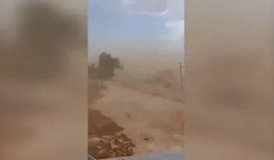 İnanması zor ama Şanlıurfa’yı yağmur ve fırtına vurdu