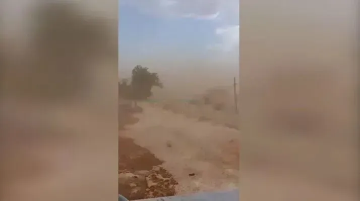 İnanması zor ama Şanlıurfa’yı yağmur ve fırtına vurdu