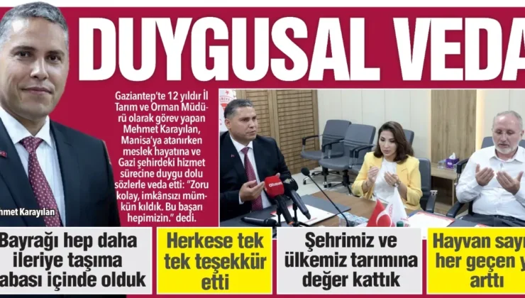 DUYGUSAL VEDA