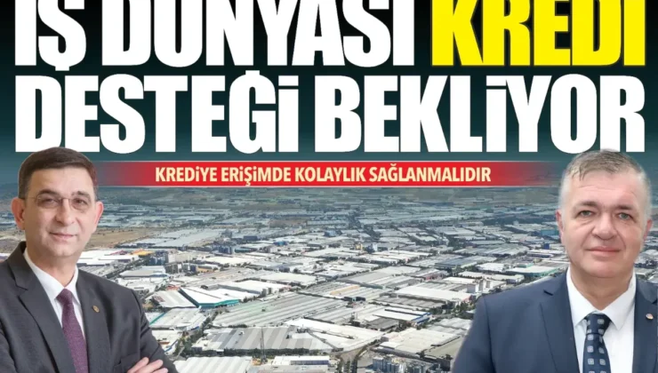 İŞ DÜNYASI KREDİ DESTEĞİ BEKLİYOR