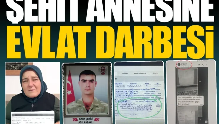 ŞEHİT ANNESİNE EVLAT DARBESİ