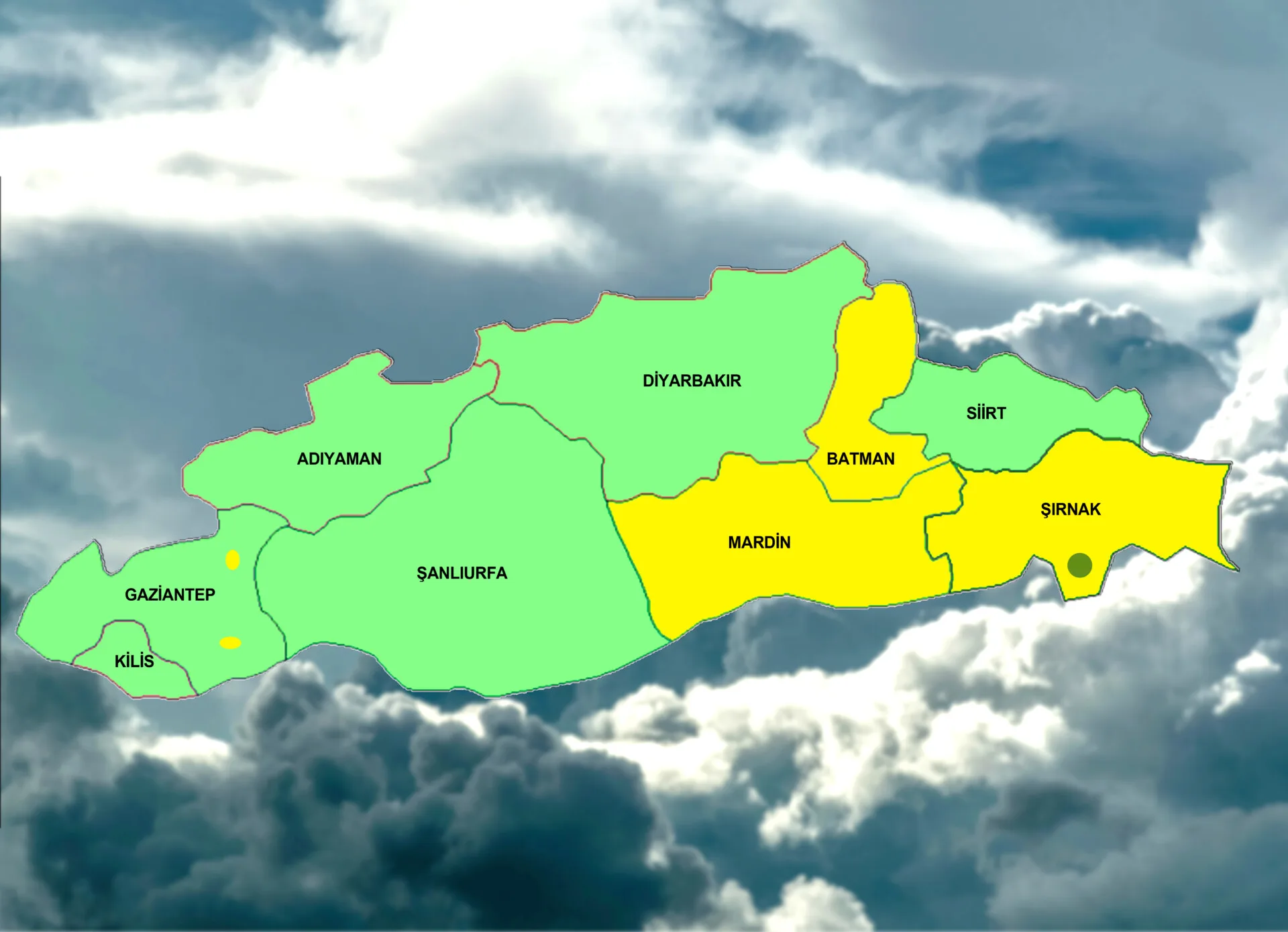 Güneydoğu Anadolu’da Hava Kalitesi Ağustos Ayında Genellikle İyi: Bazı Noktalarda Orta Seviyeye Dikkat