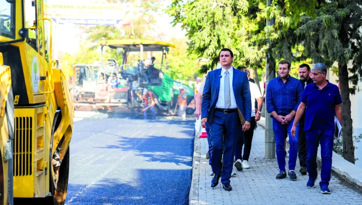Bozuk yollar yenileniyor