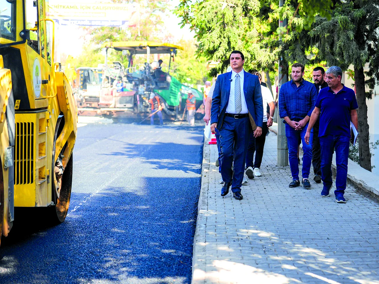 Bozuk yollar yenileniyor