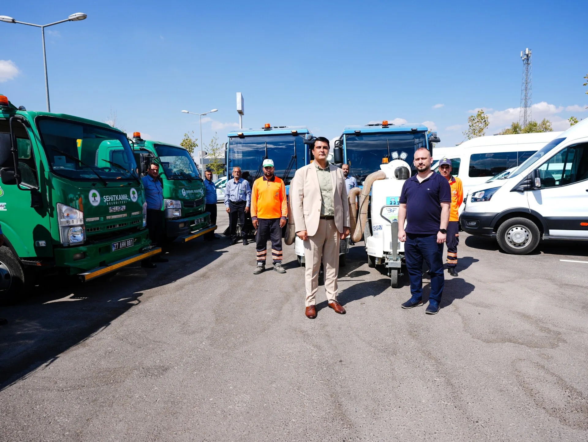 Bu ilçede temizlik filosunu güçlendirildi