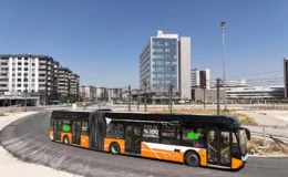 Gaziantep’in elektrikli otobüsleri hizmet için şehre giriş yaptı