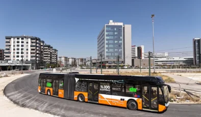 Gaziantep’in elektrikli otobüsleri hizmet için şehre giriş yaptı