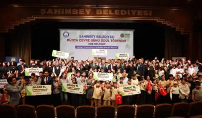 Gaziantep’te çevreci okullara ödül yağmuru